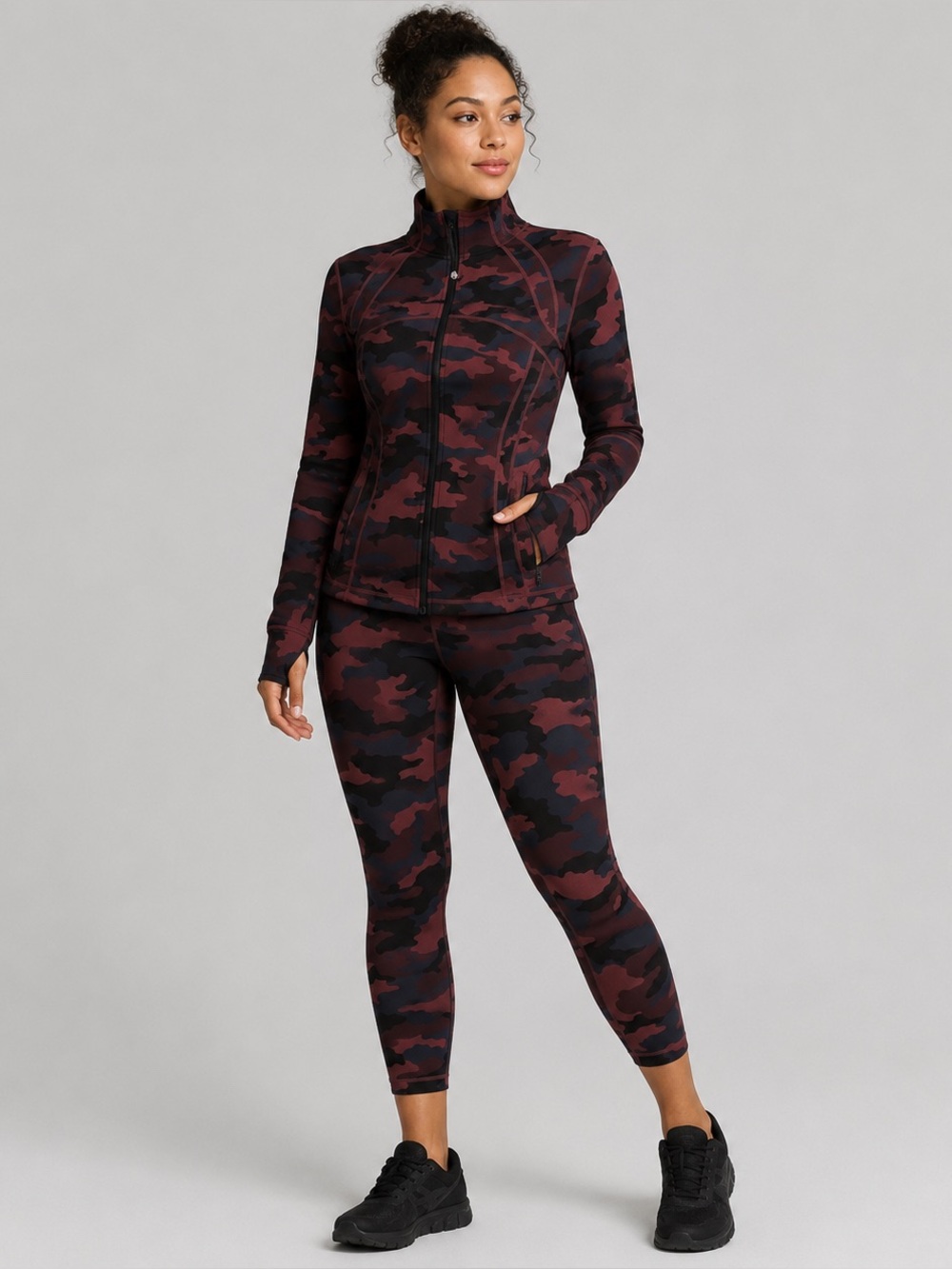 Lululemon Define Jacket & Wunder Train Set | Heritage 365 Camo | NWT/NWOT 14/16